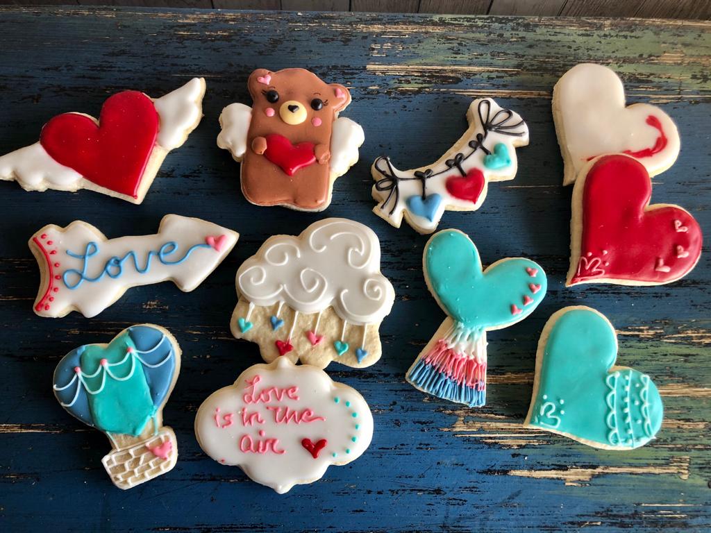 Galletas Decoradas Día del Amor